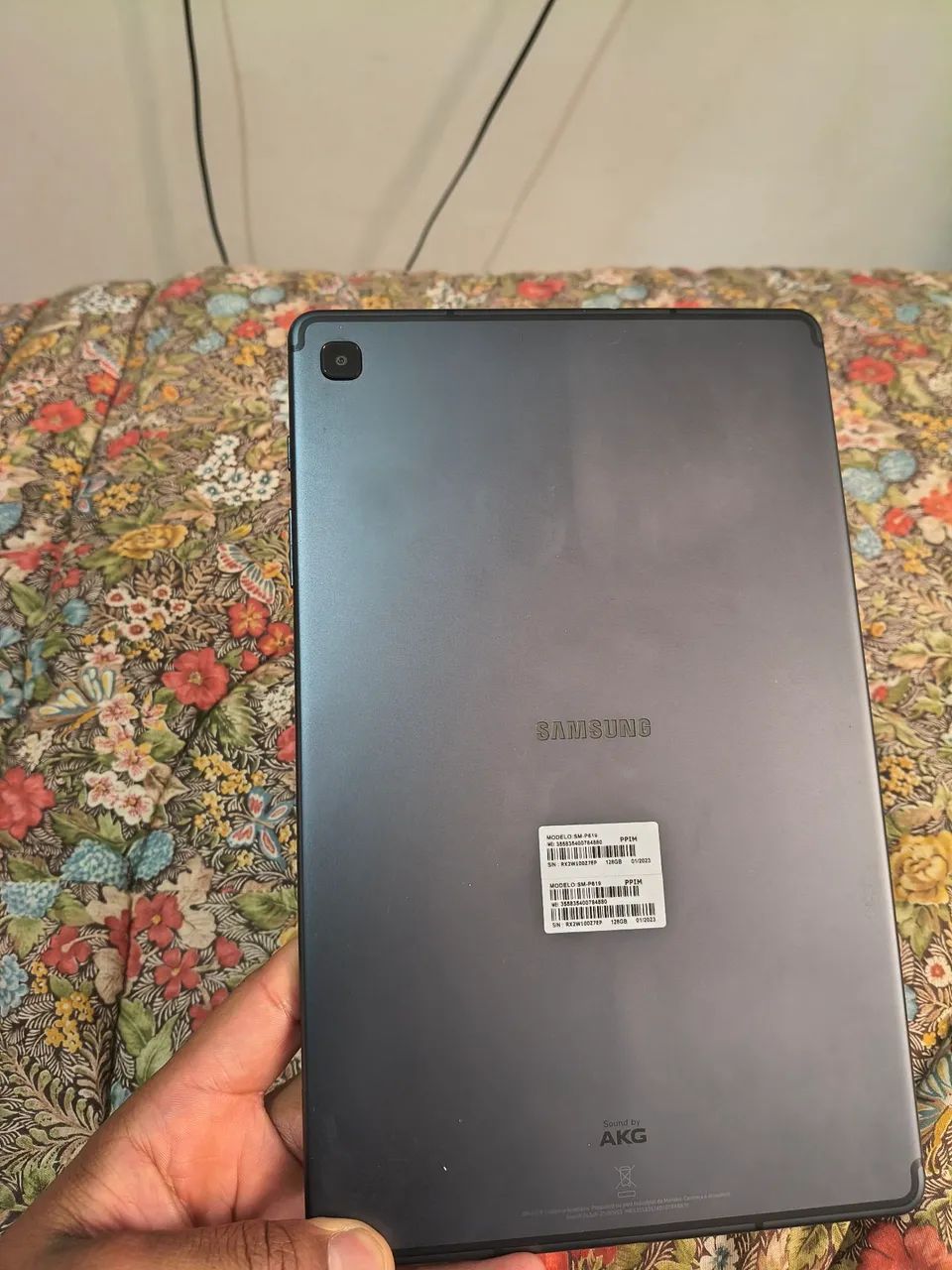 Tablet Samsung S6 lite 128 GB, 4G com detalhe  - Foto 3