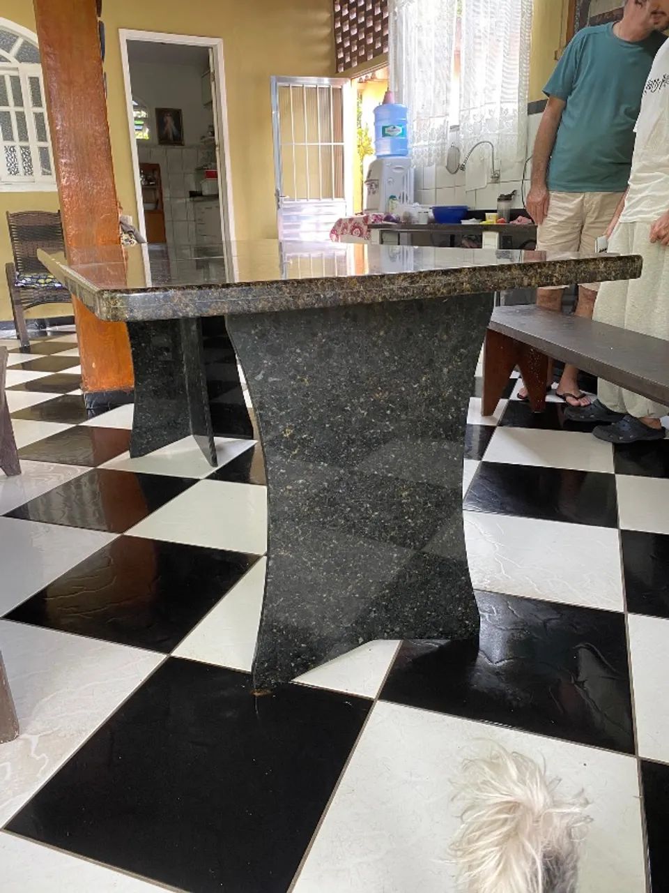 Mesa de jantar (10 a 12 pessoas) granito Ubatuba - Foto 3