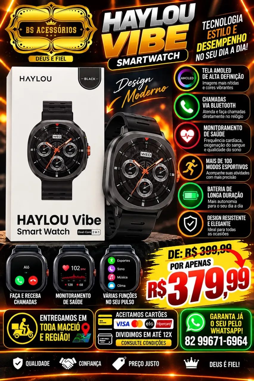 Smartwatch HAYLOU Vibe 