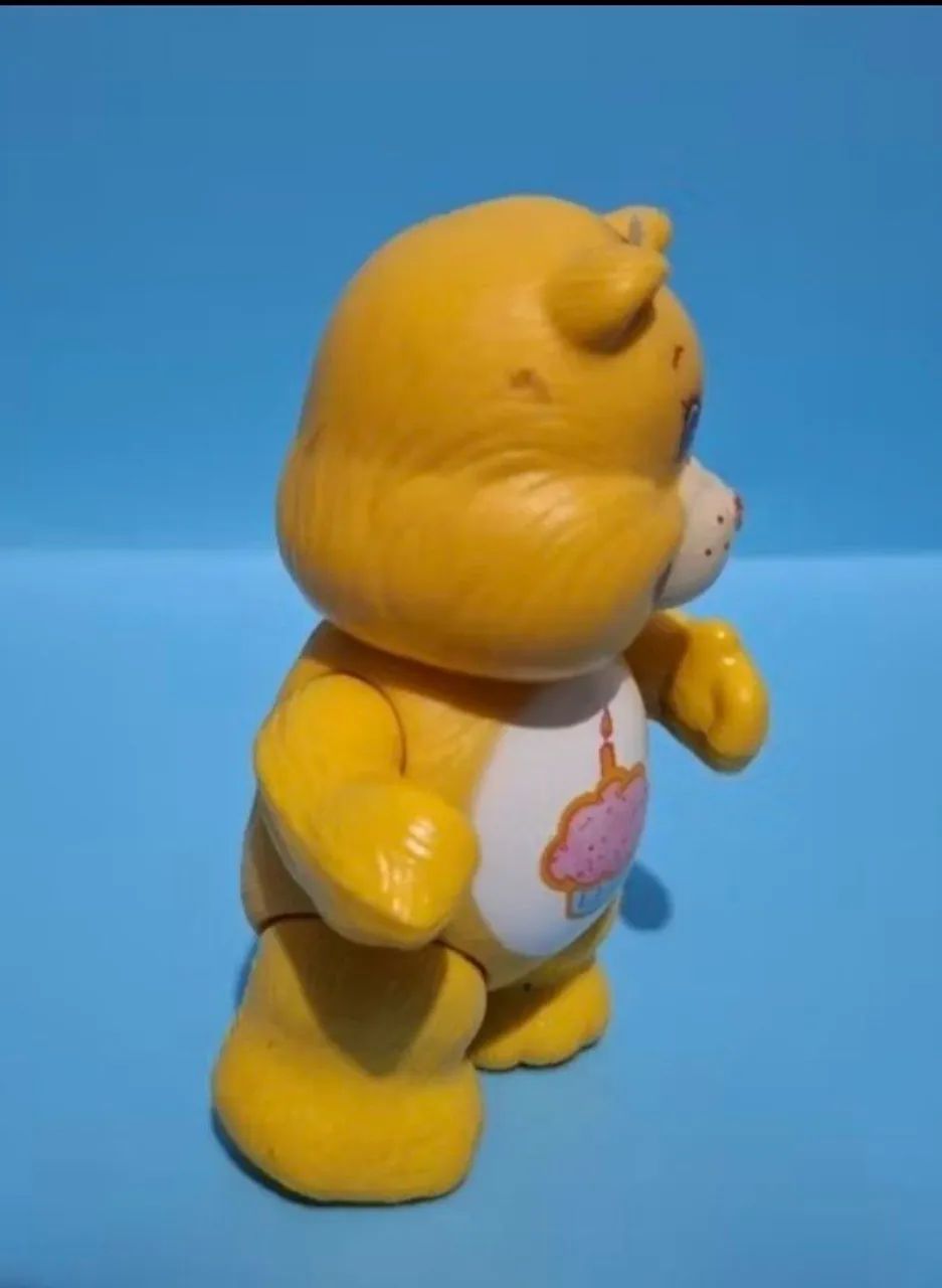 Ursinhos Carinhosos Ursinho Amarelo Cupcake  Miniatura Vintage Original Estrela - Foto 4