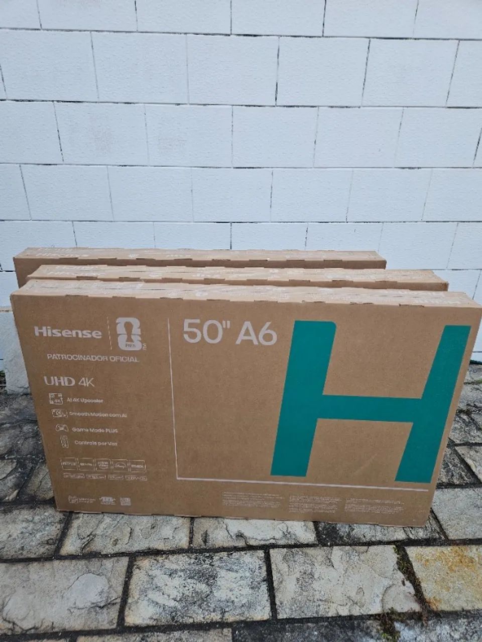 Smart TV 50 4K Hisense 50A6NV - Nova (Caixa lacrada)