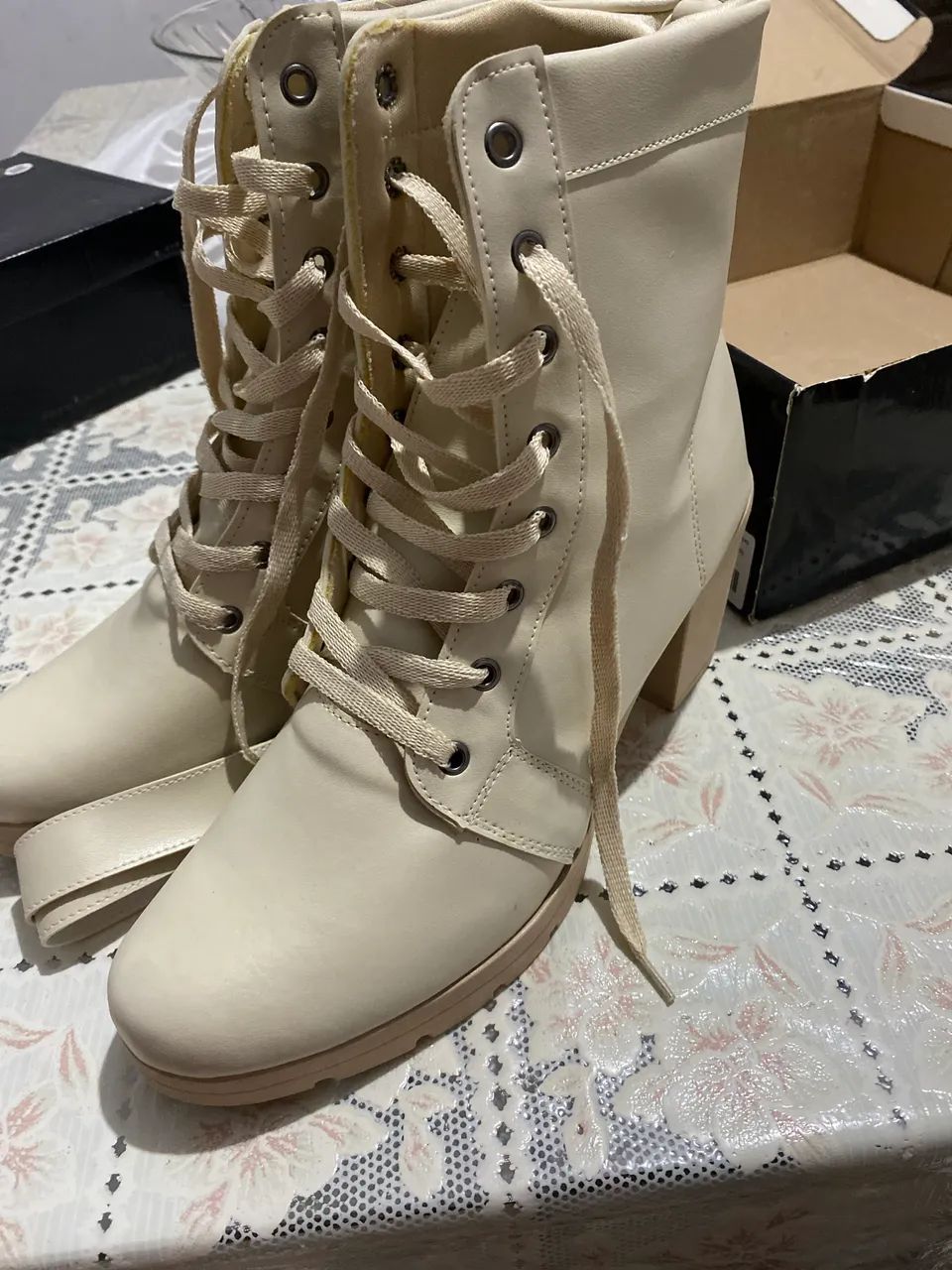 Coturno Salto Tratorado - Foto 2