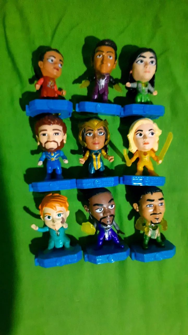 Bonecos eternos Marvel McDonald's 