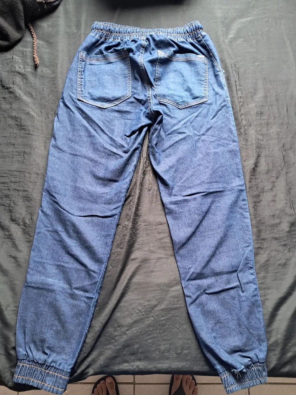 Calça jeans usada, tamanho 40 - Foto 2