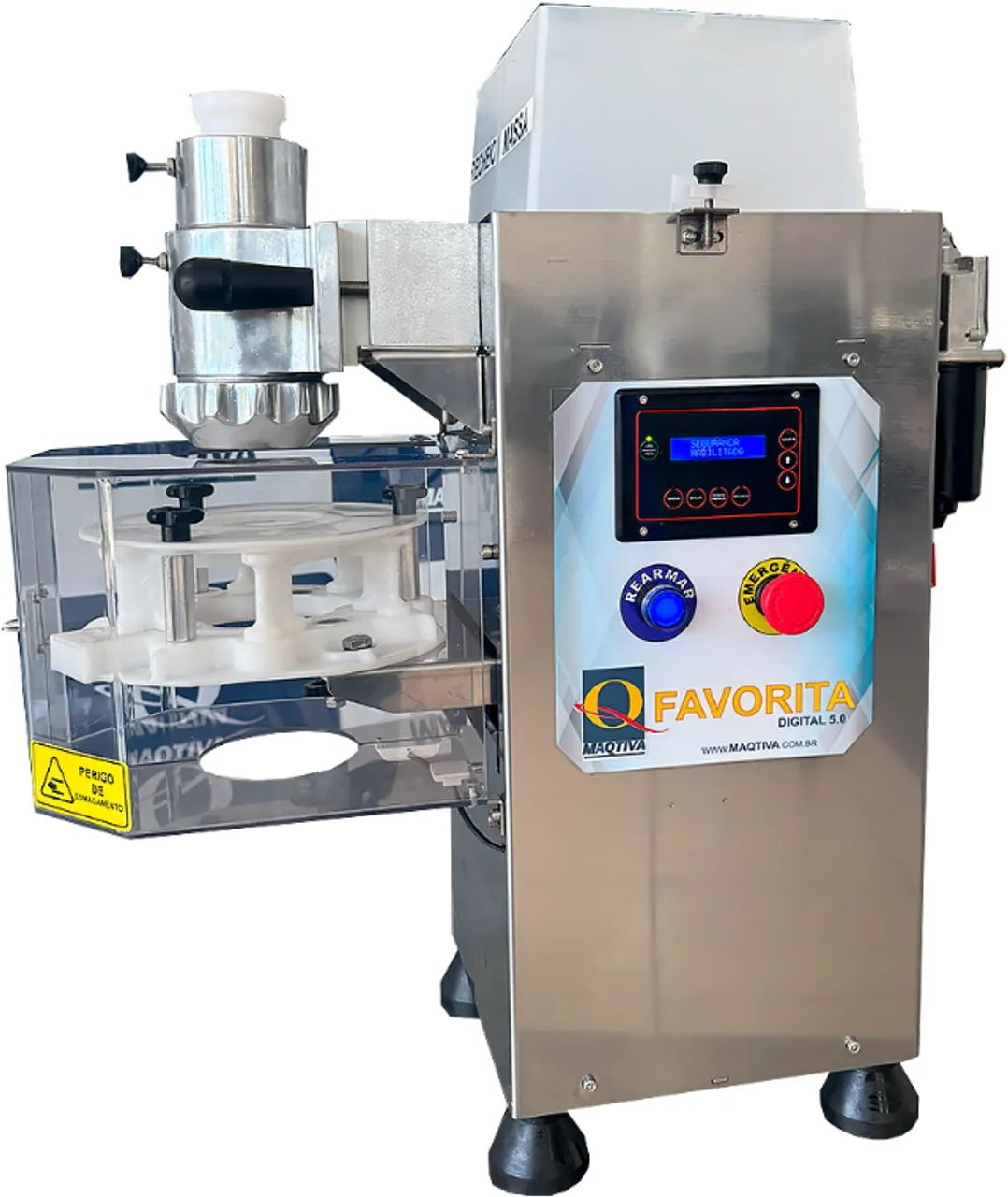 Modeladora de Salgados e Doces em Inox versão 5.0
