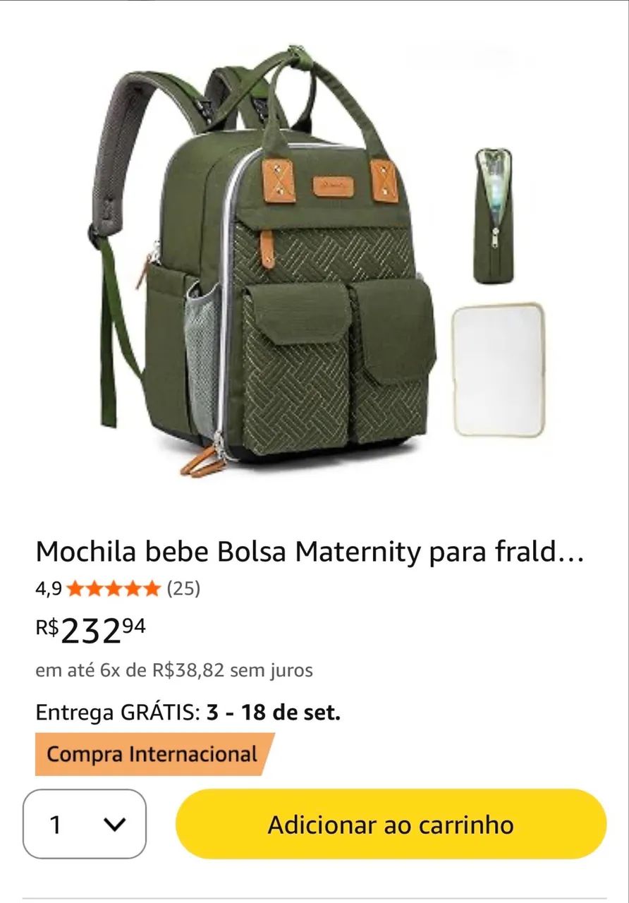 Mochila maternidade  - Foto 4