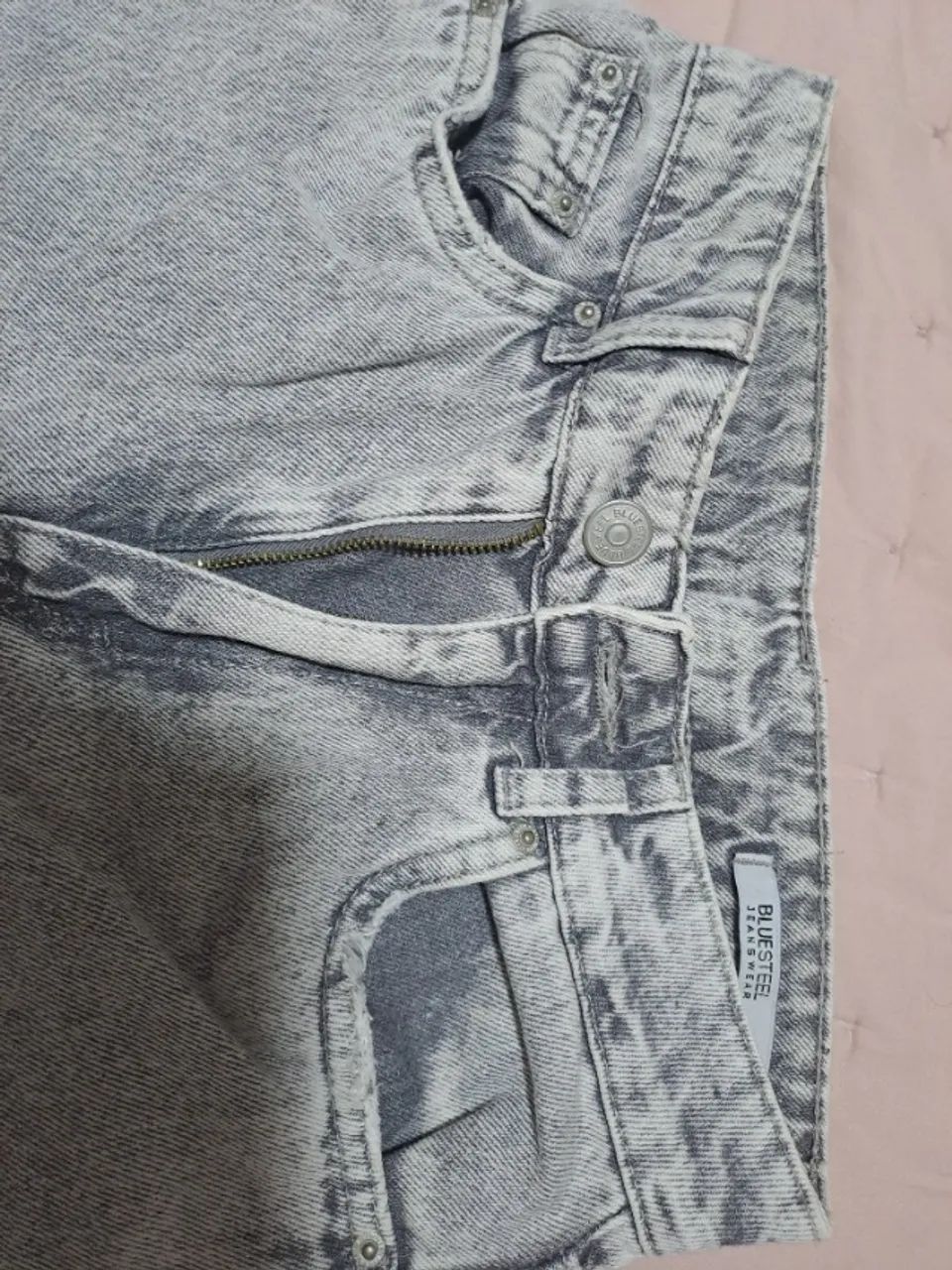 Calça jeans CEA 34 cinza semi nova - Foto 4