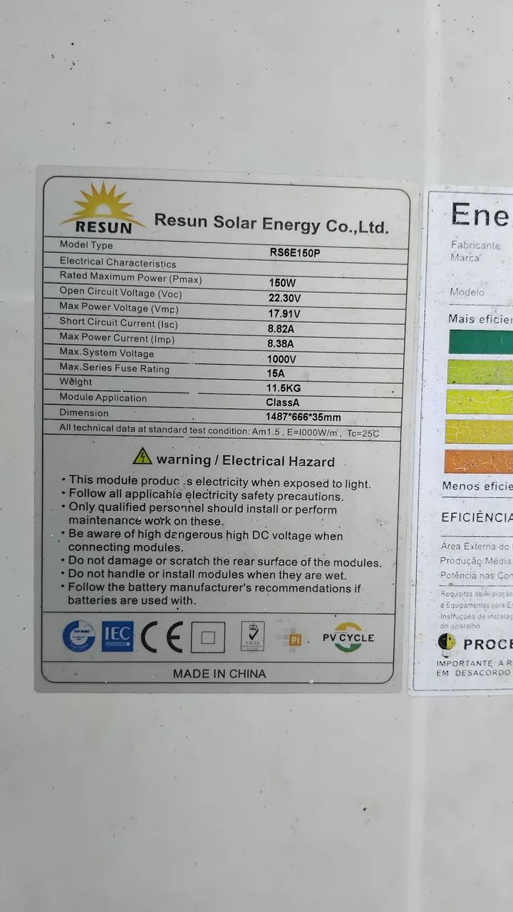 Placa solar 150w  - Foto 2