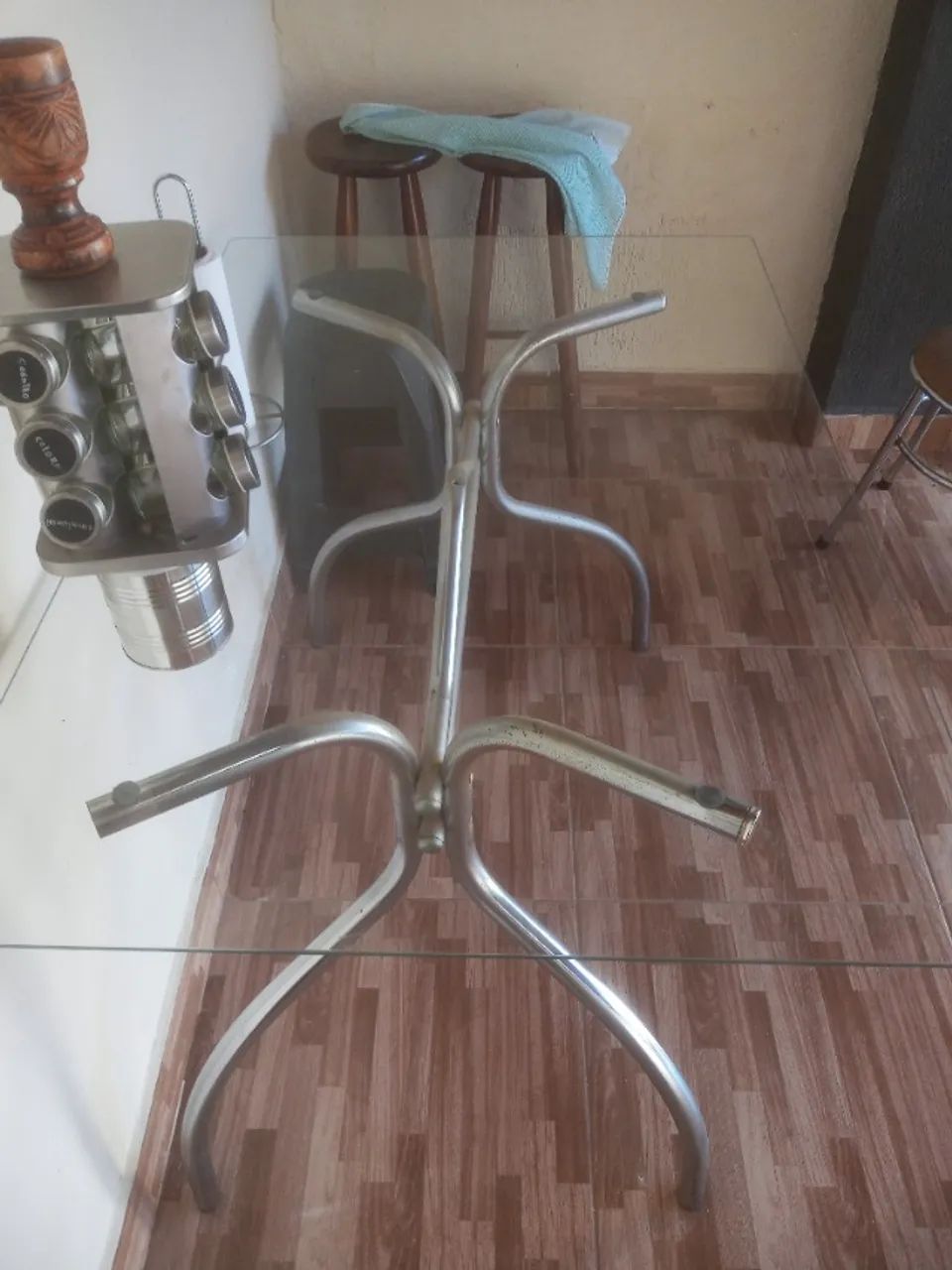 mesa de cozinha de vidro - Foto 2