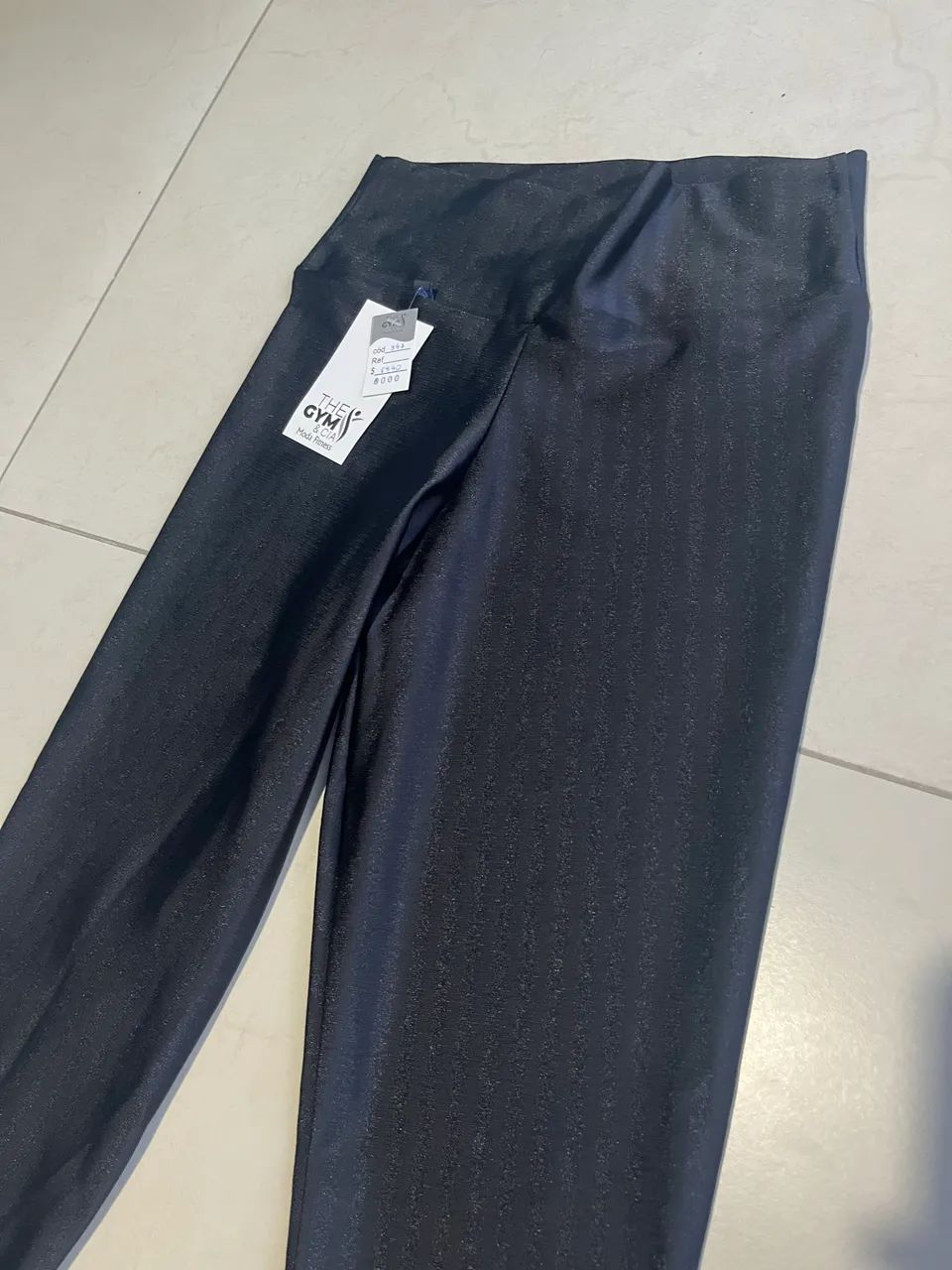 Calça legging de academia 3d NOVA preta - Foto 2