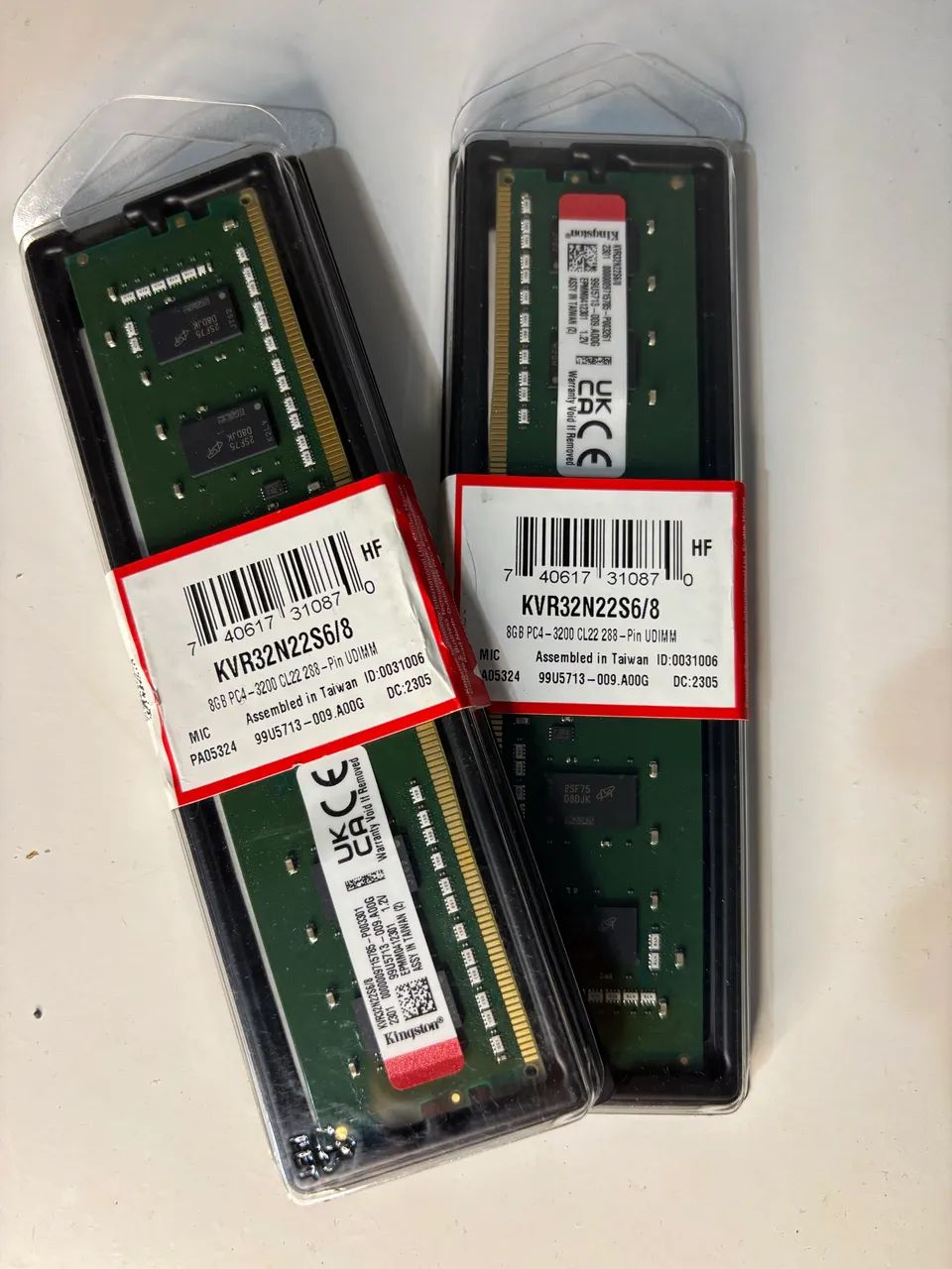 Memória RAM DDR4 (16GB) 3200 mhz KINGSTON 