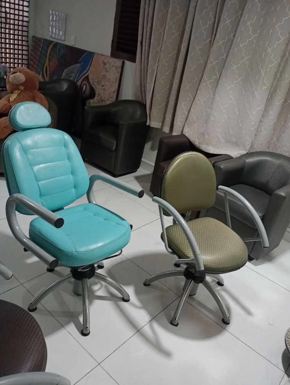 Poltrona para salão beleza 