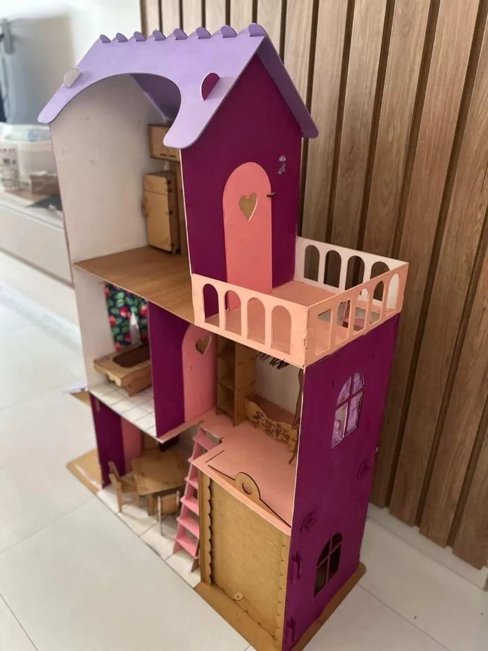 Casa de boneca de mdf - Foto 5