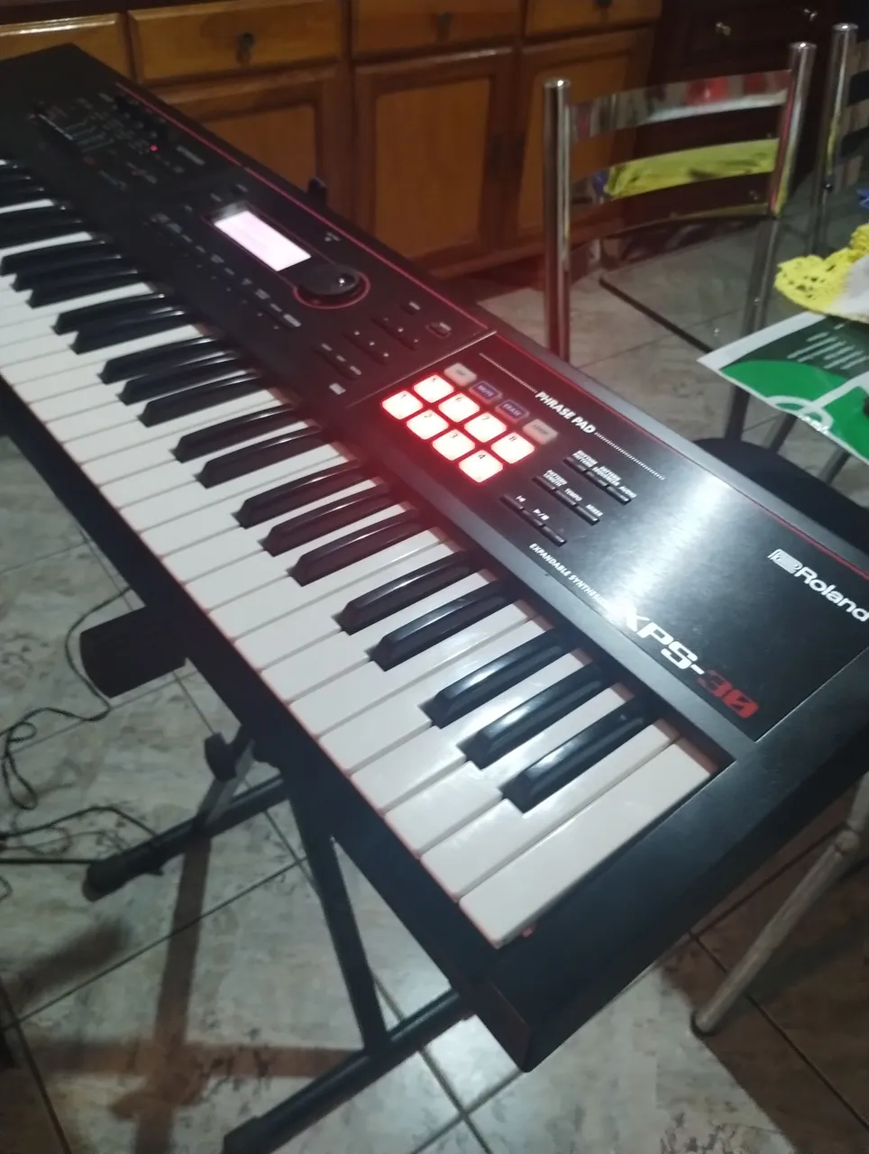 Teclado Roland VR-730 Novo Nota Fiscal Caixa Manuais