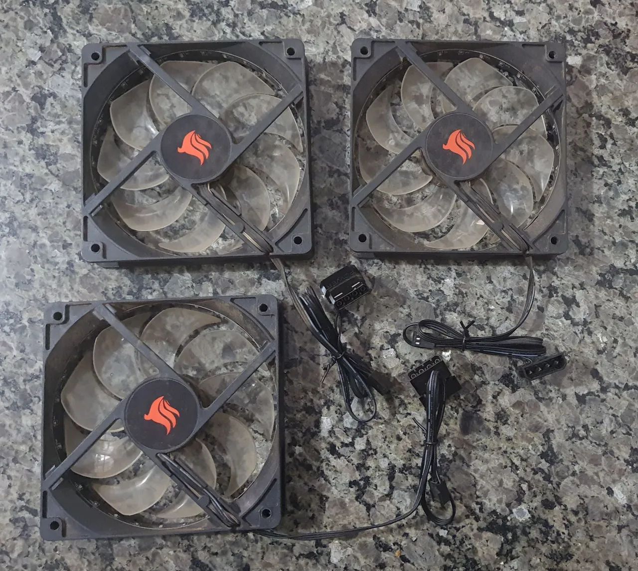 Kit Ventoinhas PC Pichau Vermelho  - Foto 2