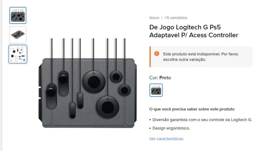 Controle LOGITECH G Ps5 Adaptavel p/ Acess Controller  - Foto 5