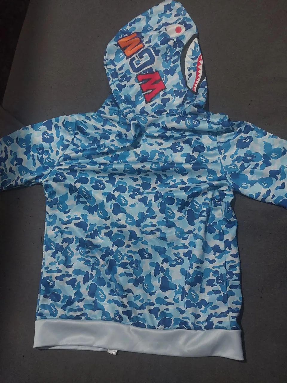 Casaco bape shark blue - Foto 4