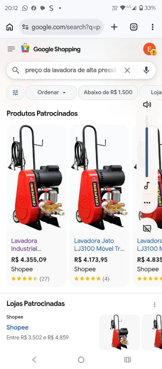 Lavadora de alta pressão chiaperini 3100 - Foto 5