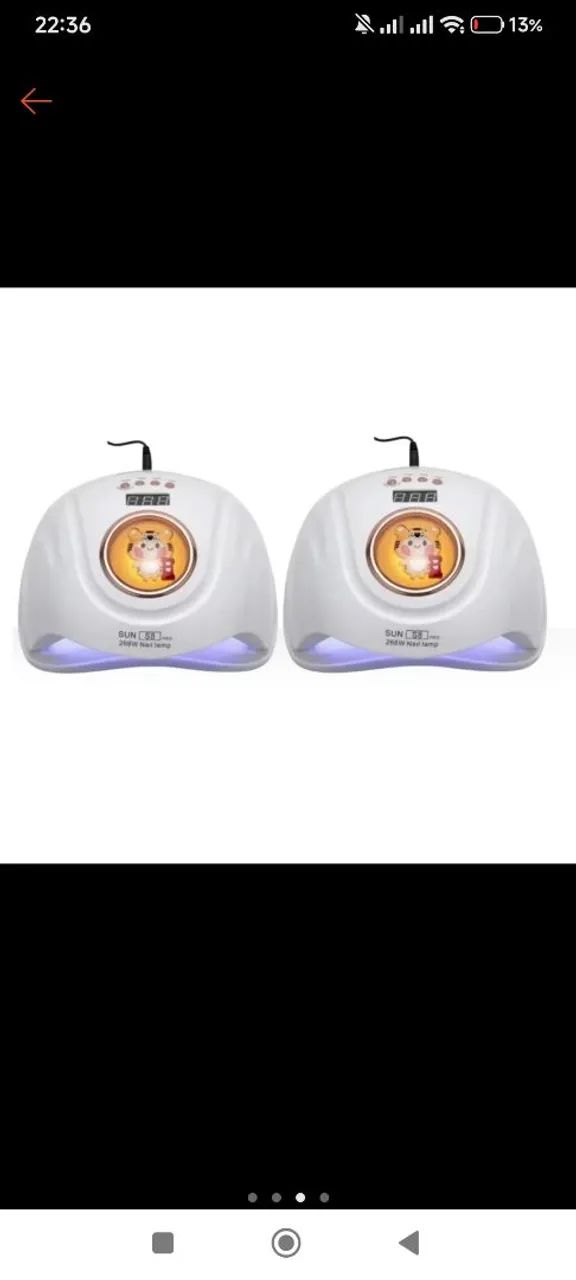 2 cabines led UV e uma luminária de mesa com lâmpada pétala  - Foto 2