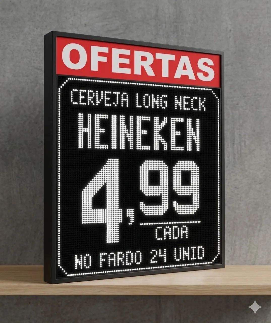 Painel de ofertas led 