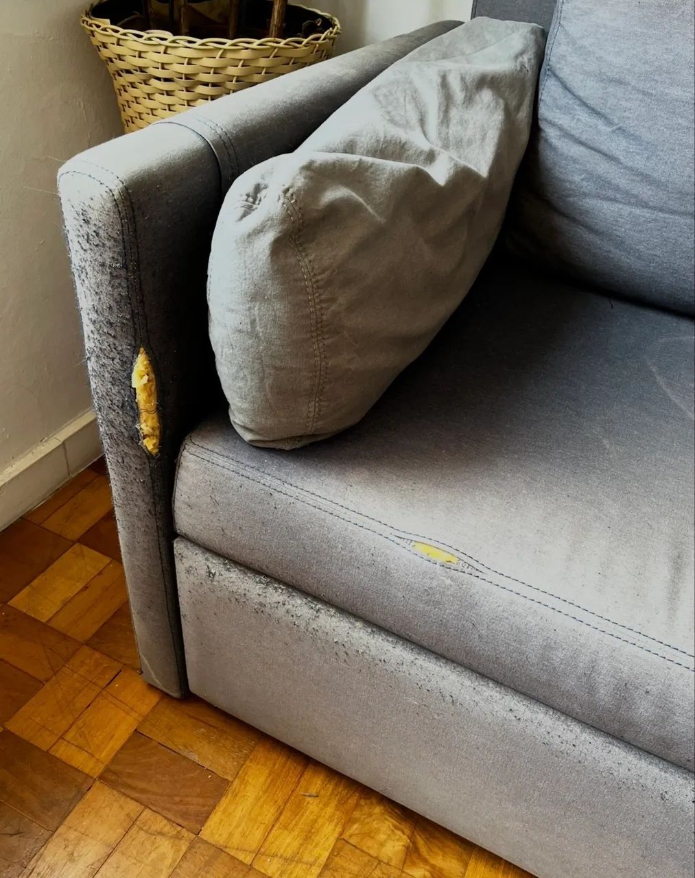 SOFÁ-CAMA OPPA - 3 lugares (para reformar)418478654112419844