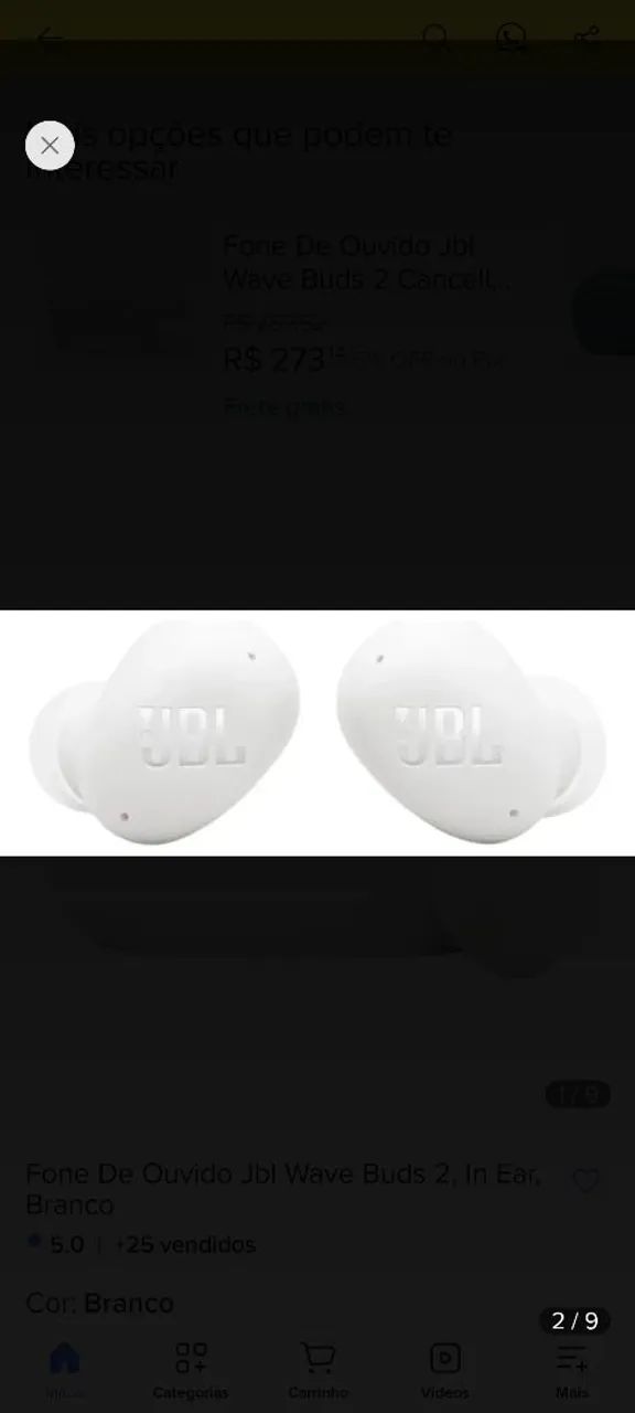 Fone de ouvido jbl original  - Foto 2