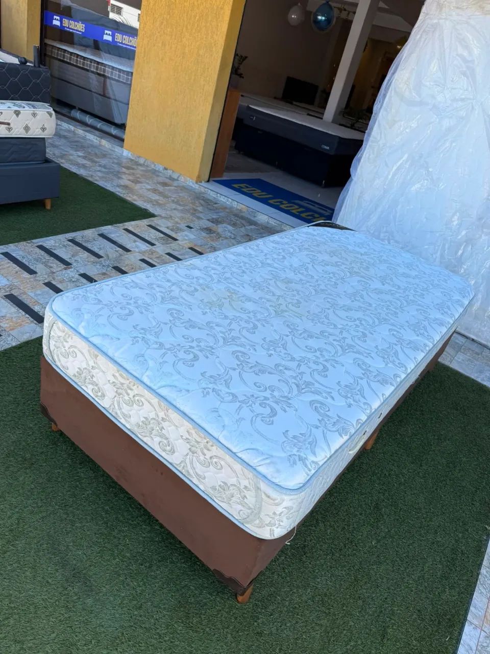 Cama Box Solteiro MAXFLEX USADO - ENTREGO - Foto 5