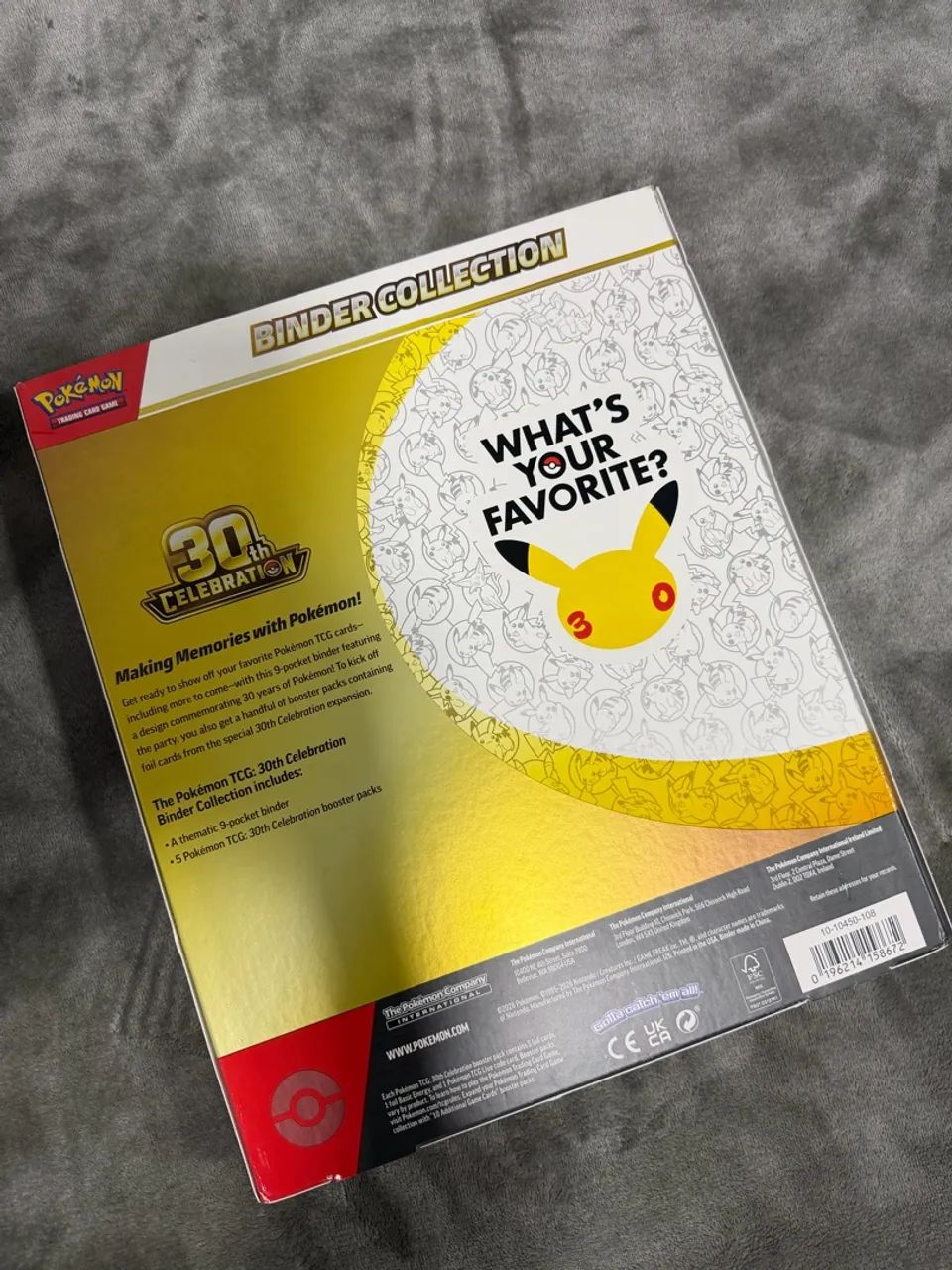 Pokémon 30 Anos Coleção Fichário ENG - Foto 2