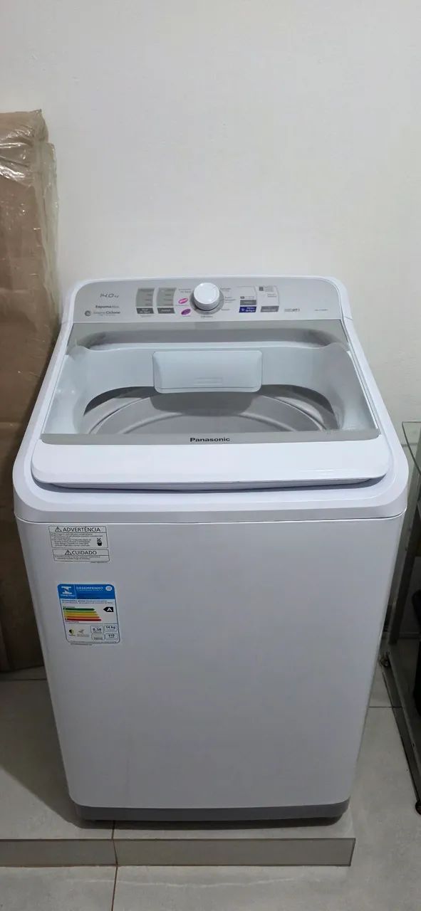 Máquina de Lavar Roupas Panasonic 14kg NA-F140B1W
