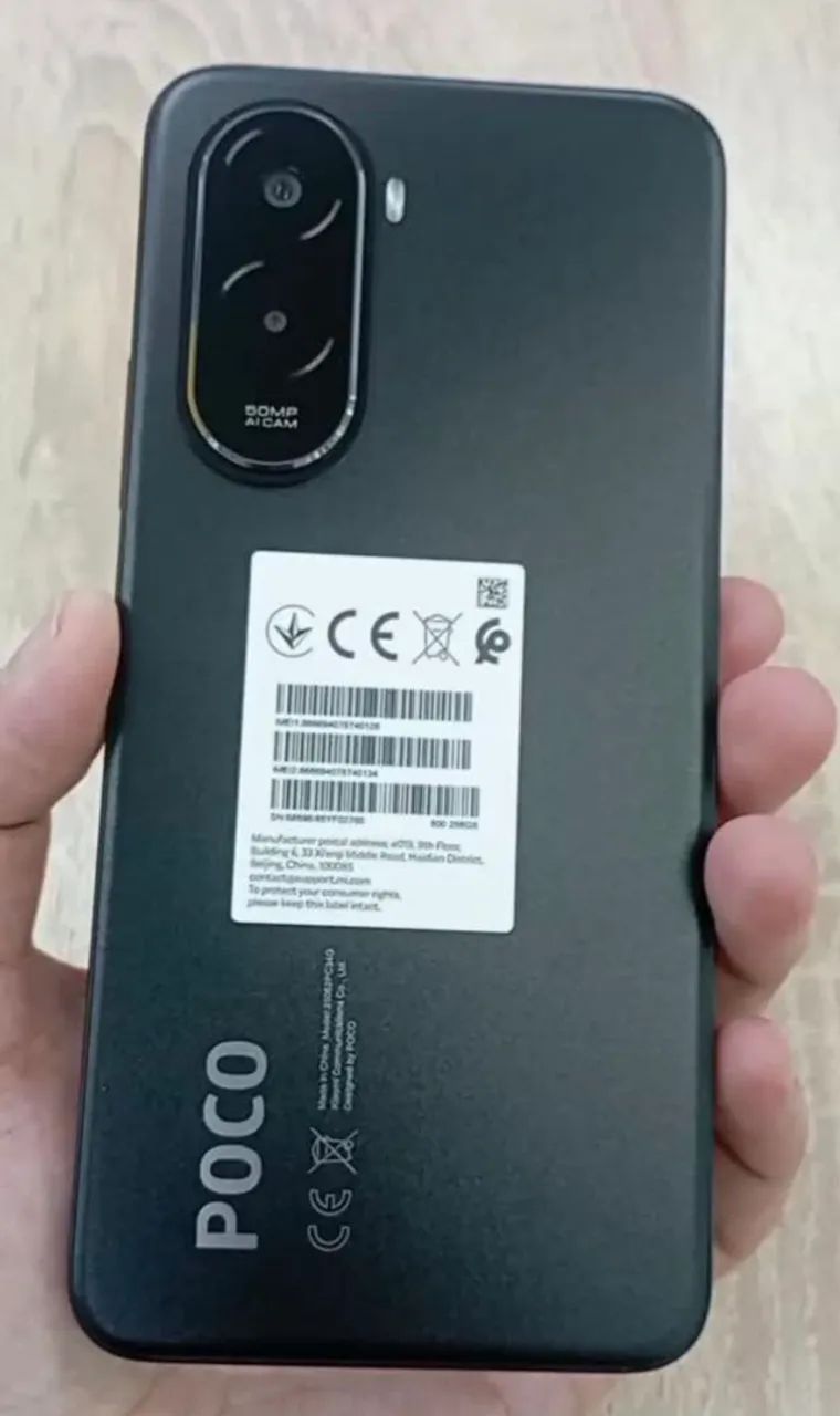 Oferta imperdível - Celular Poco M7 4G - 256/8 Black - Celular Tooop
