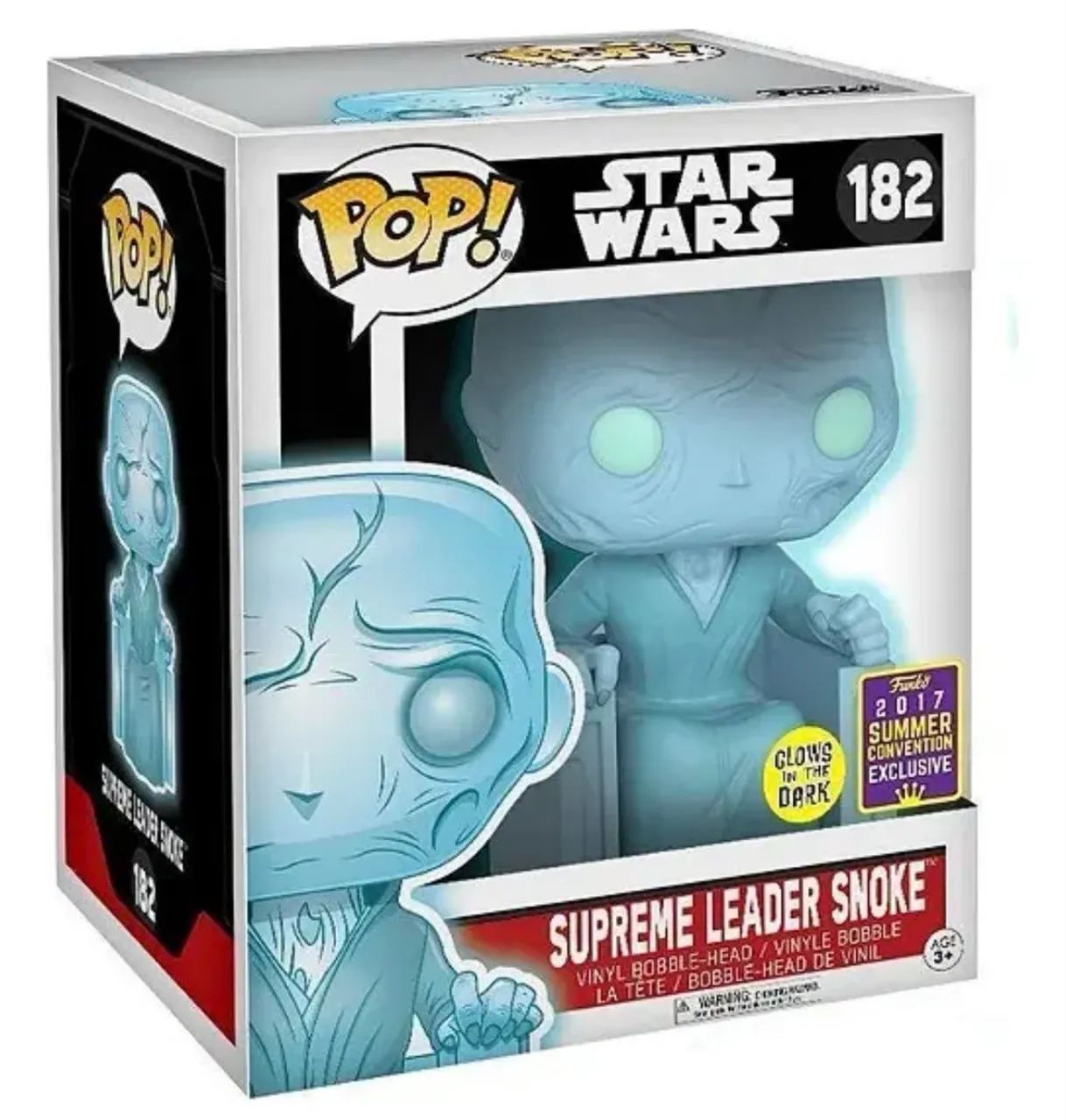 Funko Pop Disney Star Wars Supreme Leader Snoke 182 6 Polegadas 