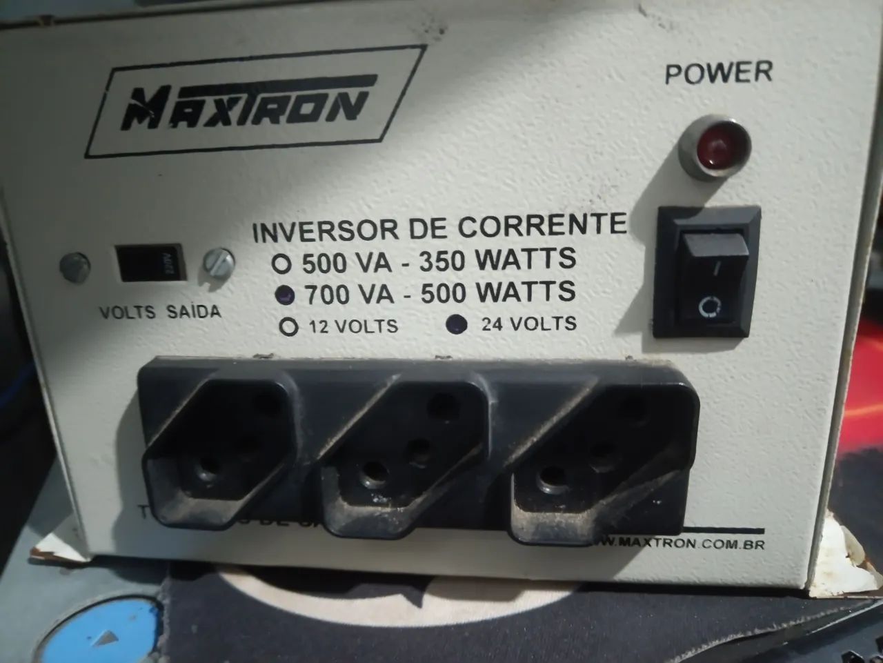 Inversor 24v 220v com 500w
