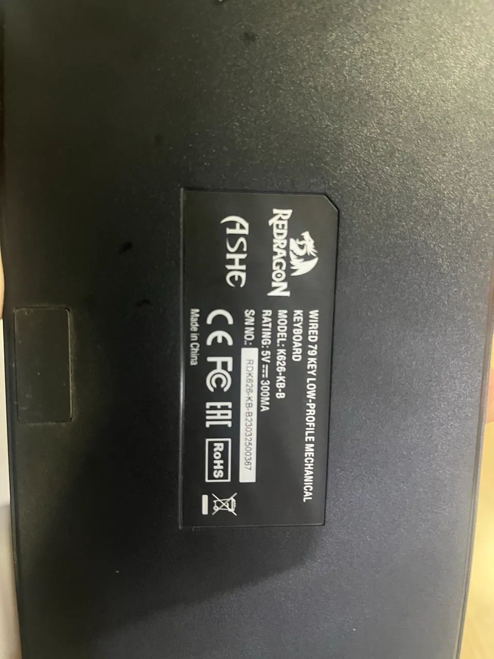 Teclado Mecânico Switch Blue Redragon Ash K626-kb - Foto 2