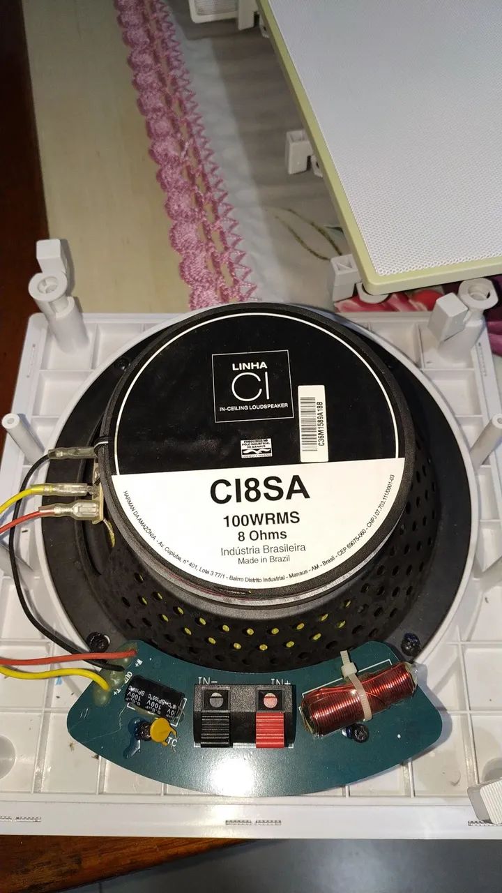 Caixa de Som JBL CI8R PLUS KIT com 5 caixas para embutir  - Foto 4