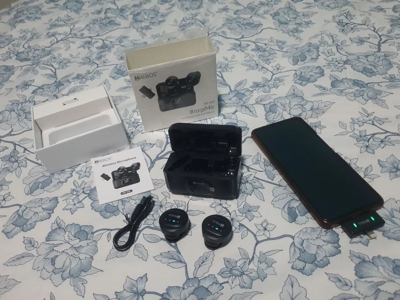 Microfone de lapela Android ou iOS - tipo c ou lightning - Foto 3