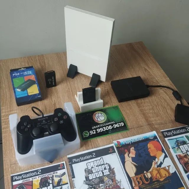 Ps2 Bramco com jogos e acessorios - Foto 3