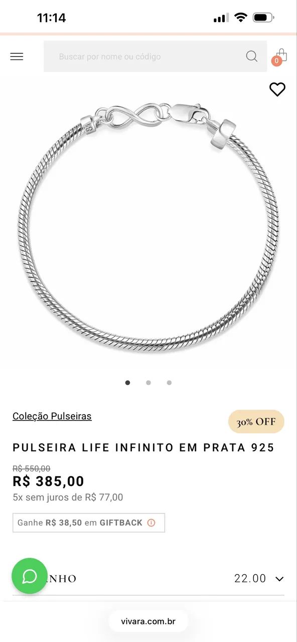 Pulseira vivara life - Foto 5