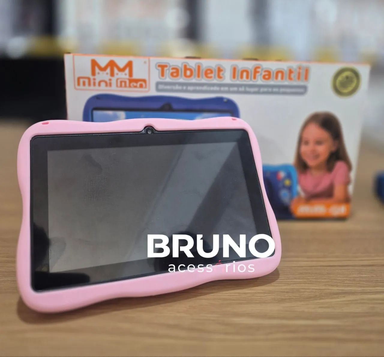 Tablet infantil educativo 7 polegadas com capa protetora anti-impacto  - Foto 4