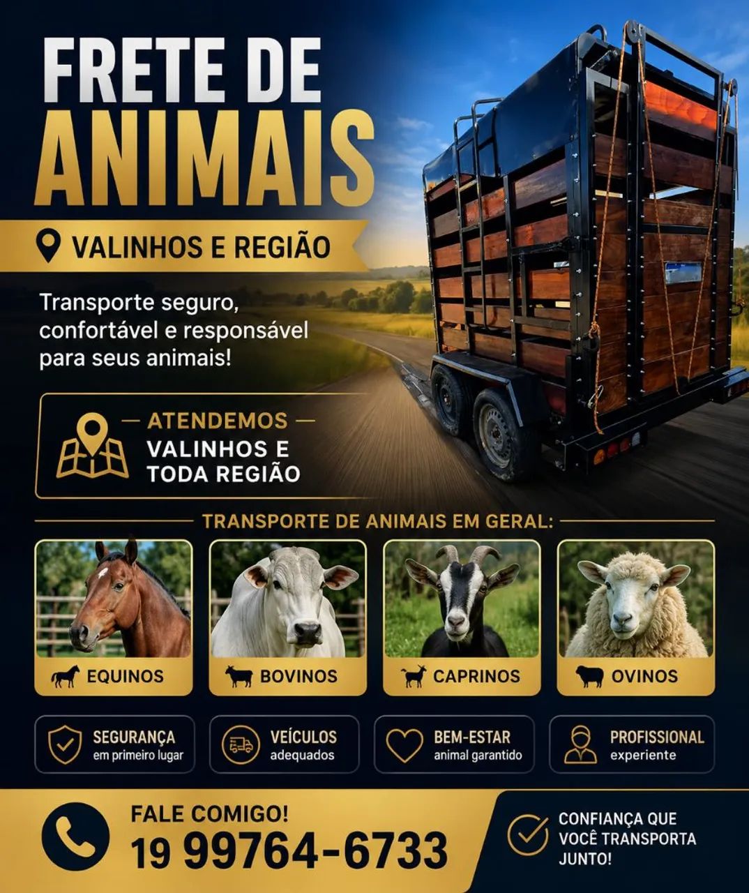 Frete de animais 
