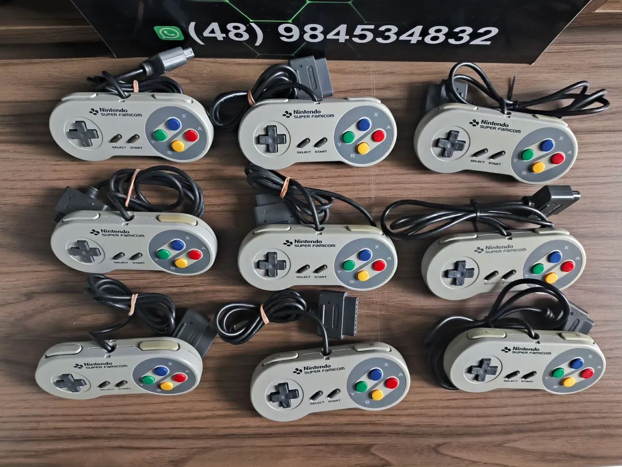Controle de super Nintendo branquinho  - Foto 2