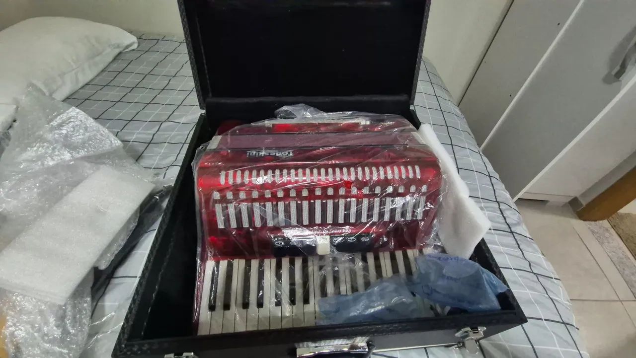 Vendo sanfona nova 80 baixos - Foto 3