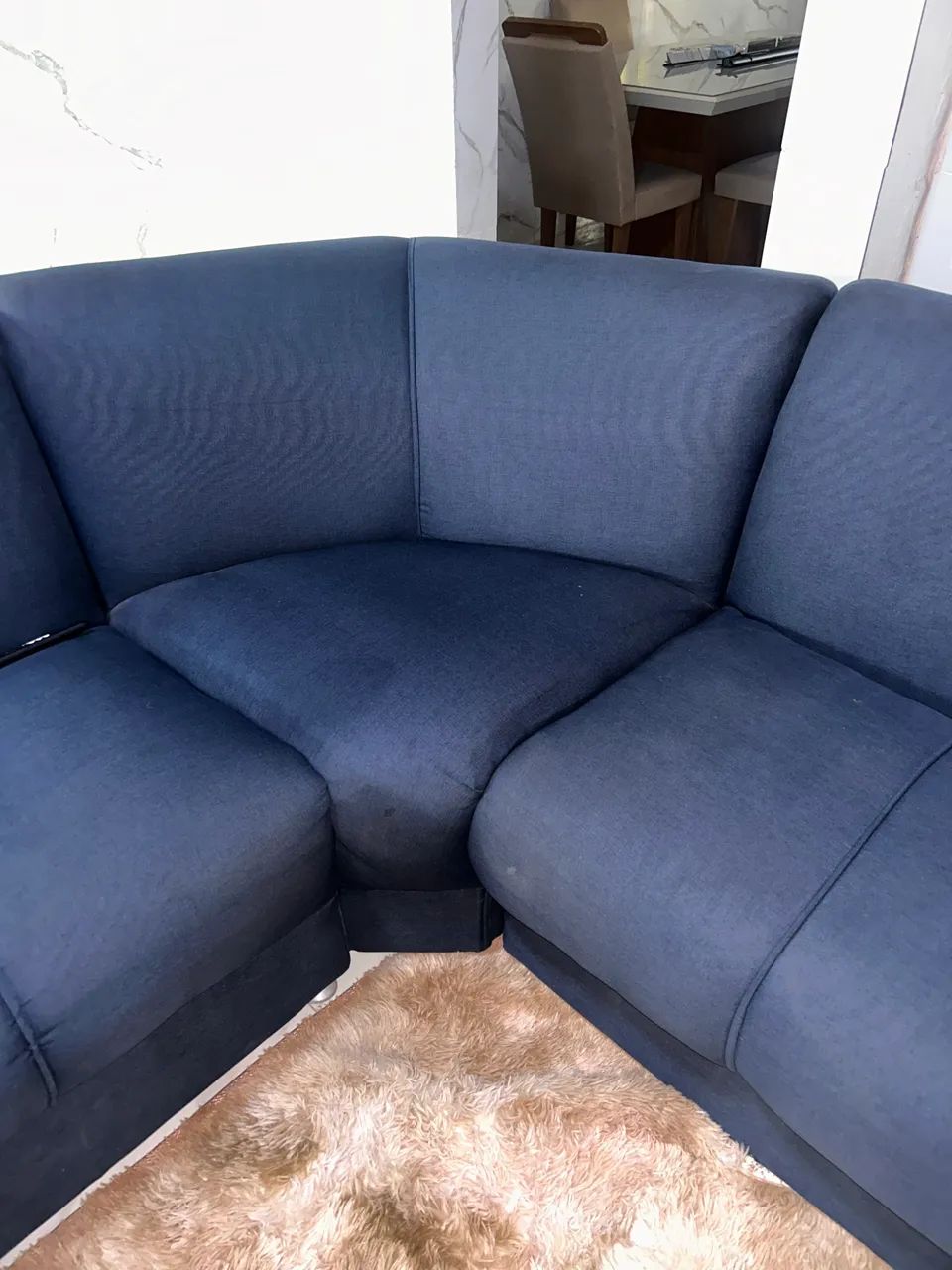 Sofá semi novo em L - Foto 5