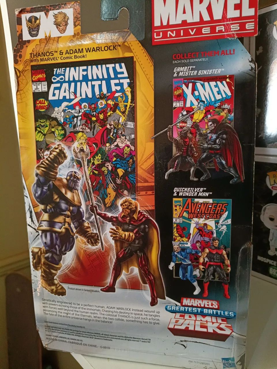 Marvel Universe hasbro pack Thanos vs Adam Warlock  - Foto 3