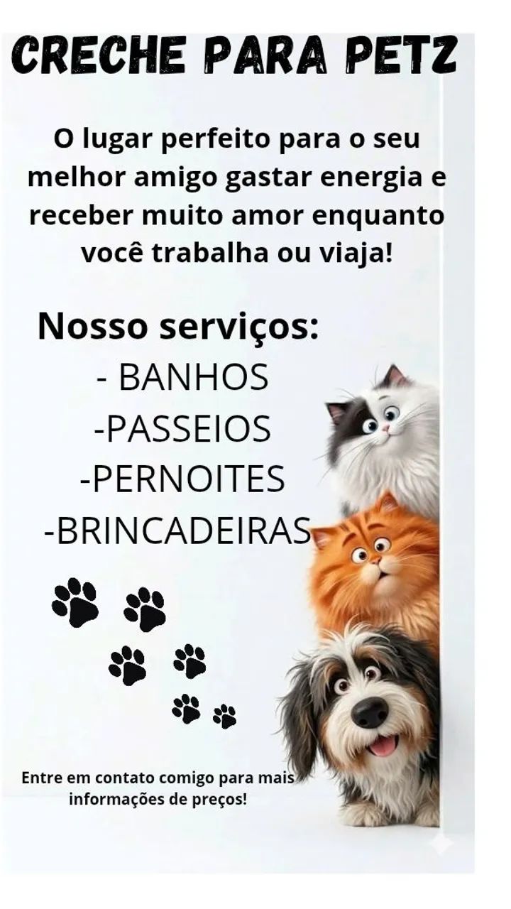 Creche para petz 