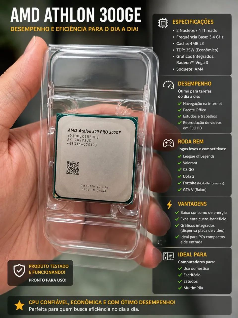 Amd Athlon 300GE