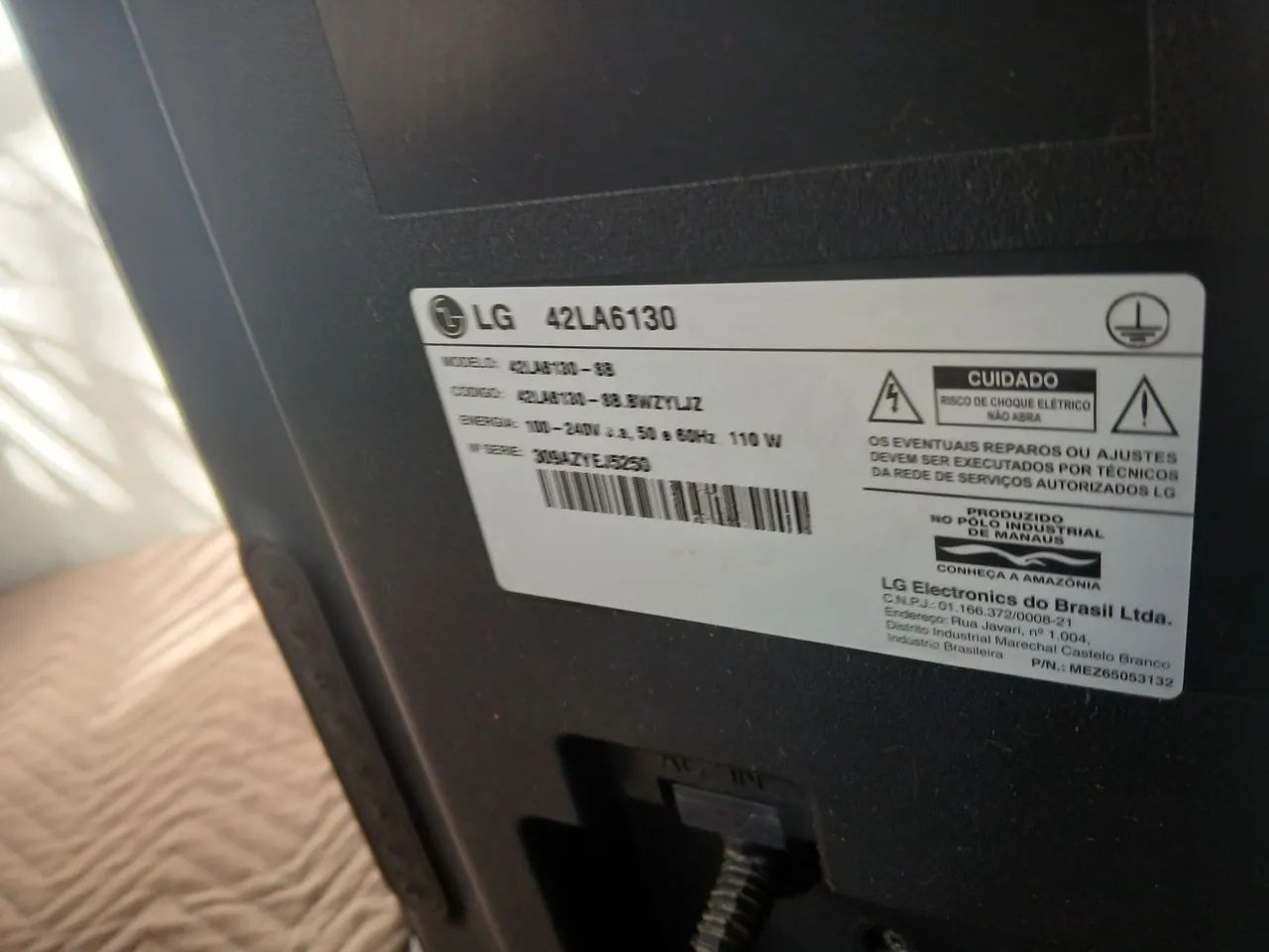 Tv lg 42 polegadas led funcionando perfeitamente  - Foto 5