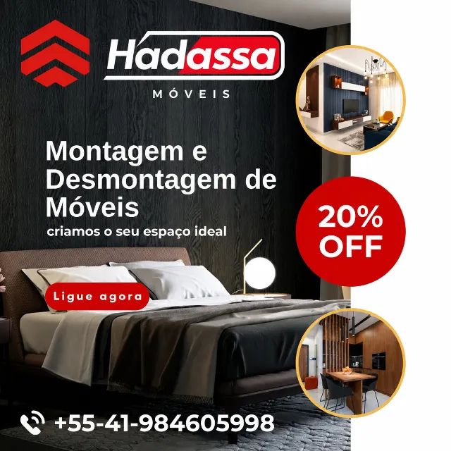 Montagem e fabricação de móveis de MDF