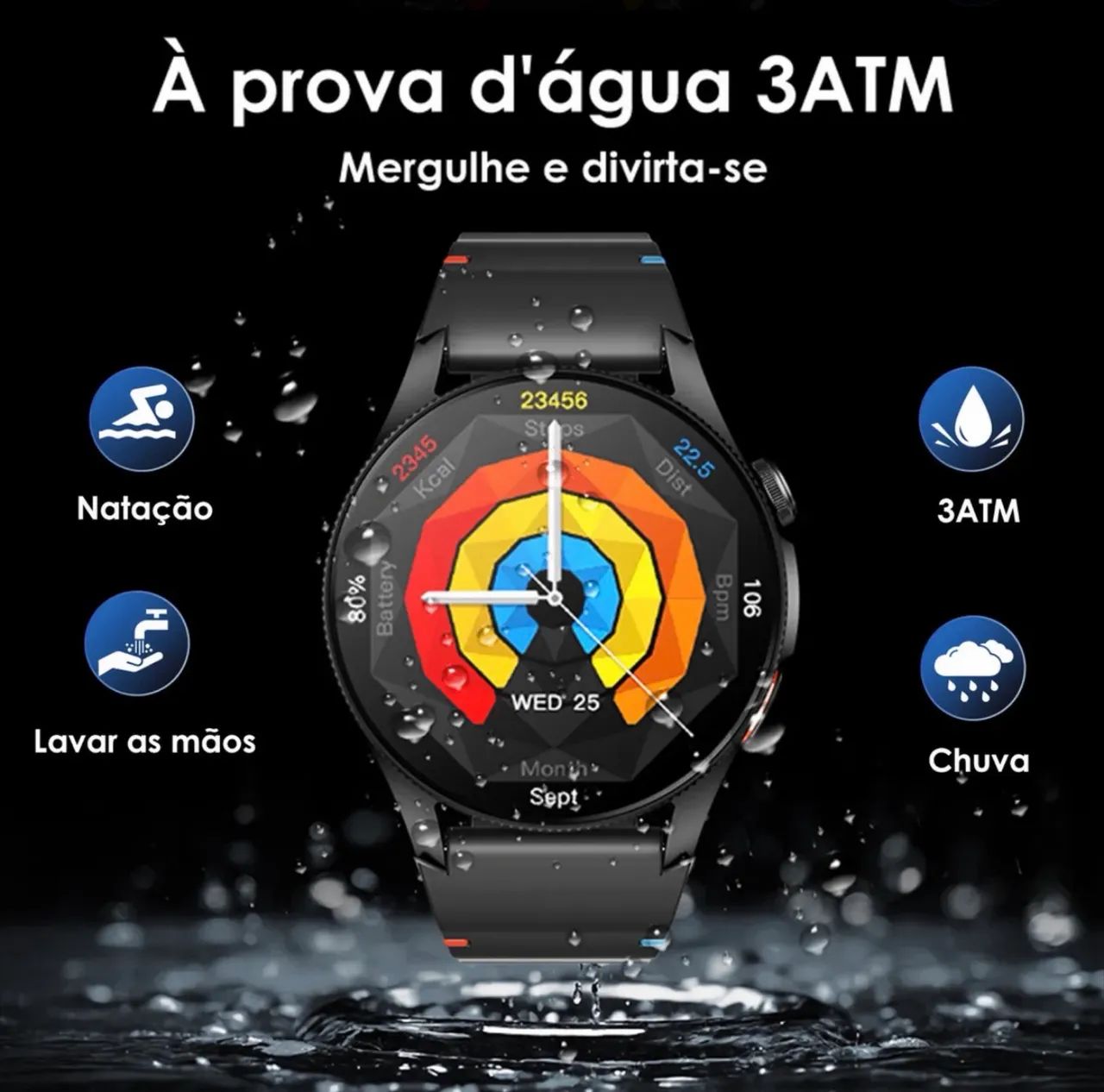 Relógio aurafit trek2 g12 gps - Foto 5