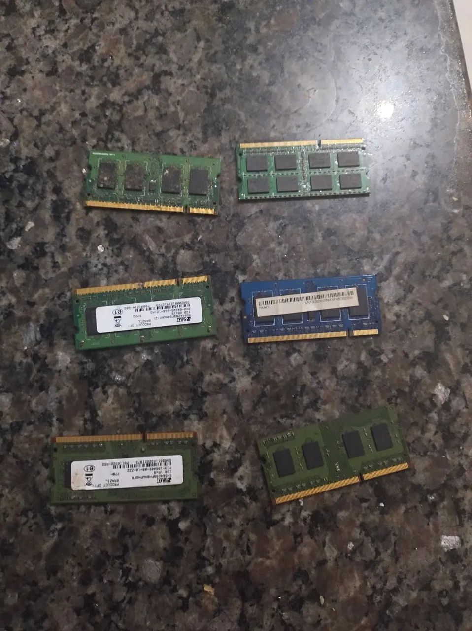 Memórias ram variadas 