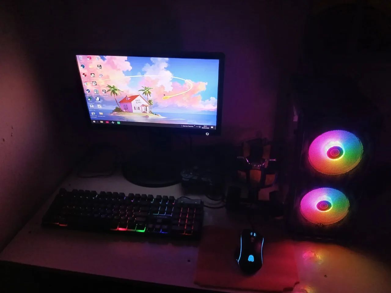 Vendo computador completo com a Mesa  - Foto 2